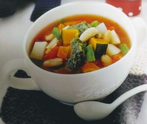デトックススープ　レシピ　美味しい　地中海スープ　野菜スープ　バジル　痩せるスープ　食材　効能　成分　地中海式ダイエット
